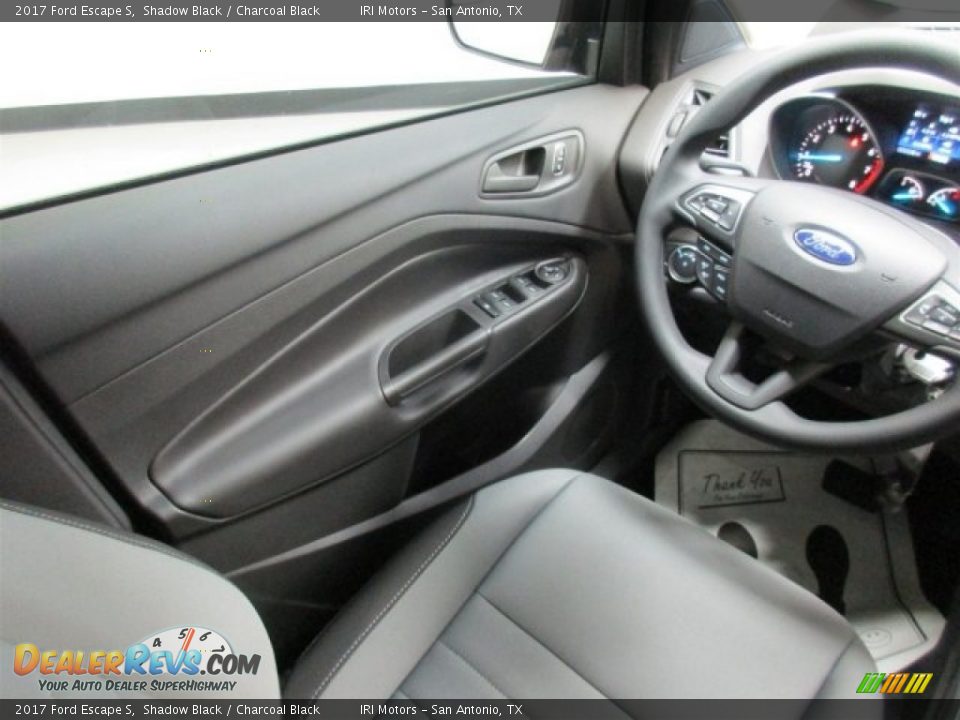 2017 Ford Escape S Shadow Black / Charcoal Black Photo #13