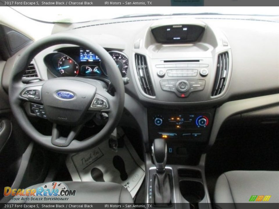2017 Ford Escape S Shadow Black / Charcoal Black Photo #14