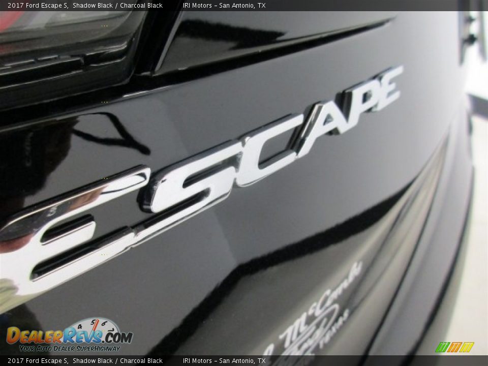 2017 Ford Escape S Shadow Black / Charcoal Black Photo #28