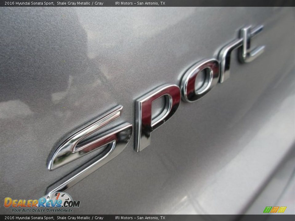 2016 Hyundai Sonata Sport Shale Gray Metallic / Gray Photo #6