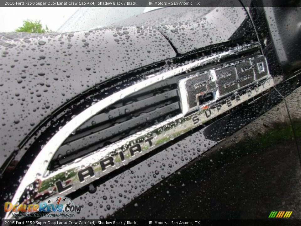 2016 Ford F250 Super Duty Lariat Crew Cab 4x4 Shadow Black / Black Photo #3