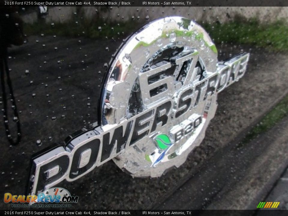 2016 Ford F250 Super Duty Lariat Crew Cab 4x4 Shadow Black / Black Photo #4