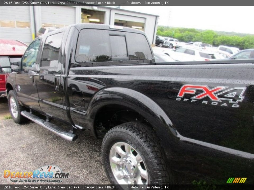 2016 Ford F250 Super Duty Lariat Crew Cab 4x4 Shadow Black / Black Photo #6