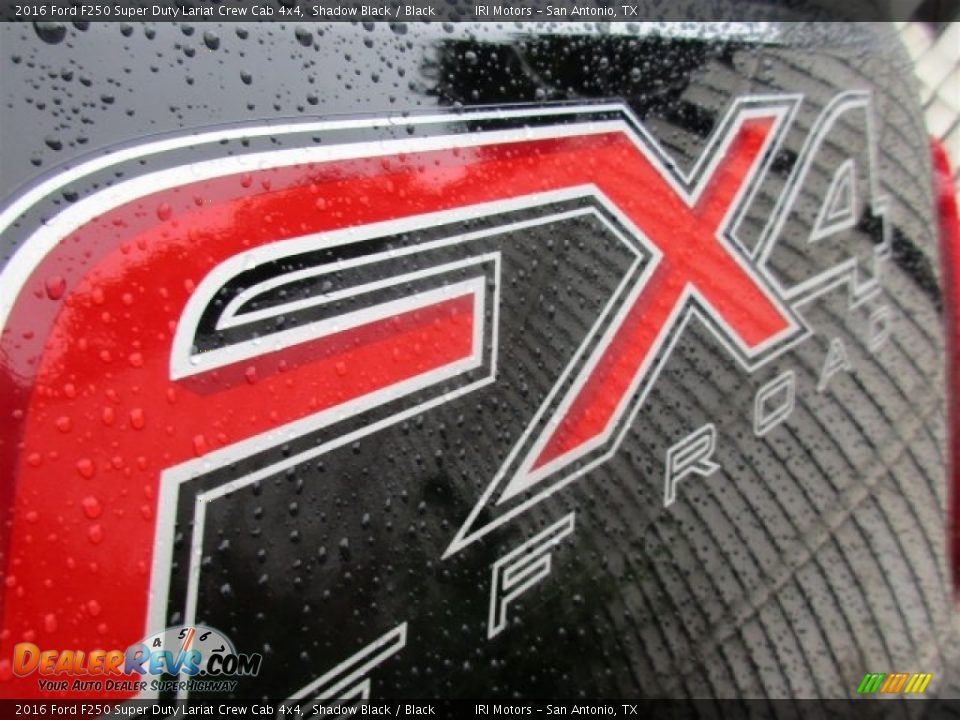 2016 Ford F250 Super Duty Lariat Crew Cab 4x4 Shadow Black / Black Photo #7