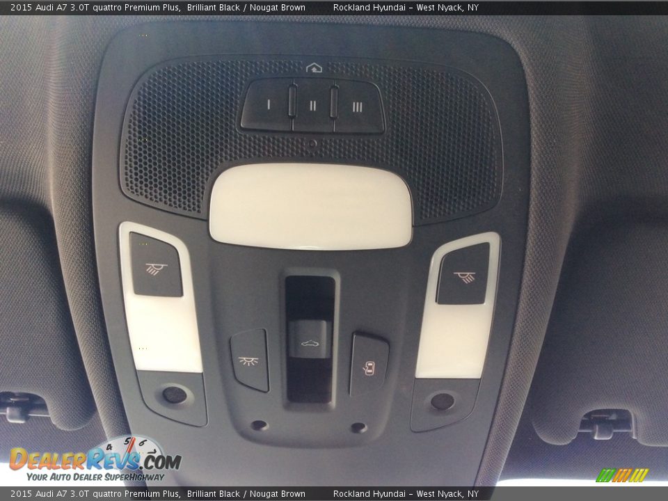 2015 Audi A7 3.0T quattro Premium Plus Brilliant Black / Nougat Brown Photo #12