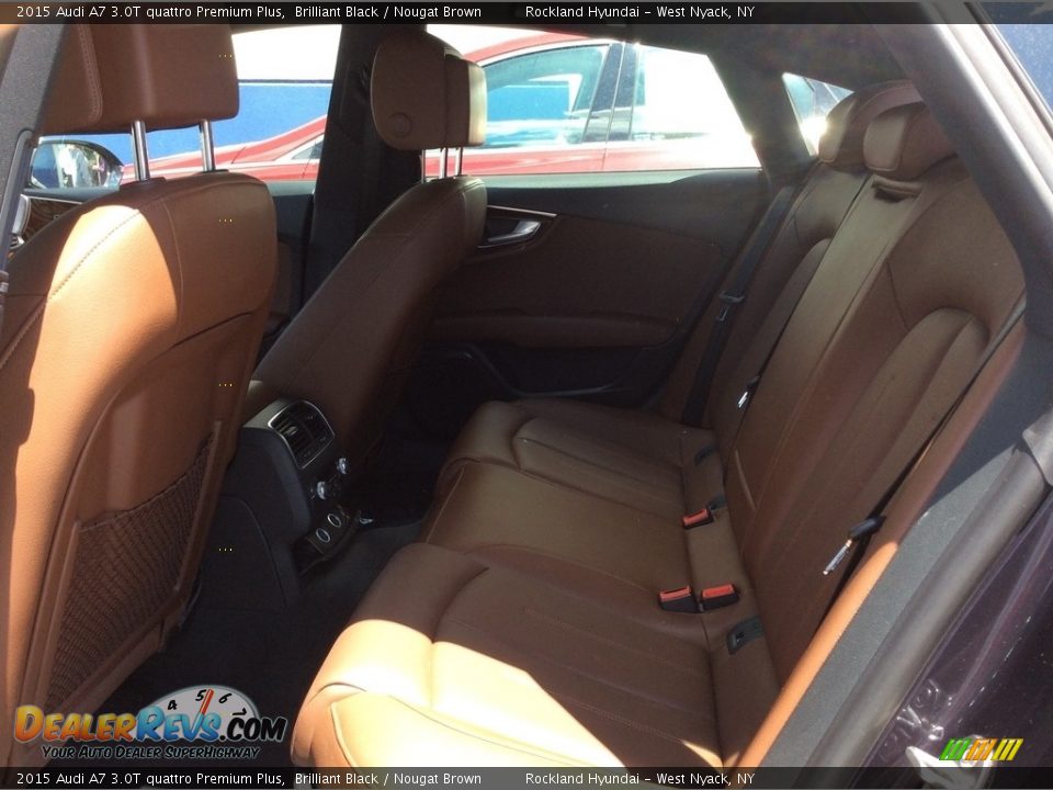 2015 Audi A7 3.0T quattro Premium Plus Brilliant Black / Nougat Brown Photo #20