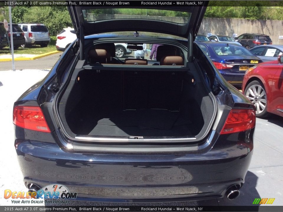 2015 Audi A7 3.0T quattro Premium Plus Brilliant Black / Nougat Brown Photo #21