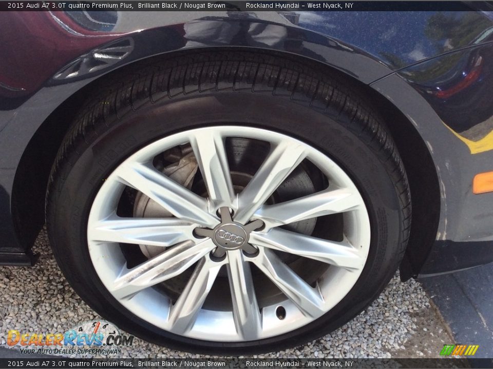 2015 Audi A7 3.0T quattro Premium Plus Brilliant Black / Nougat Brown Photo #27