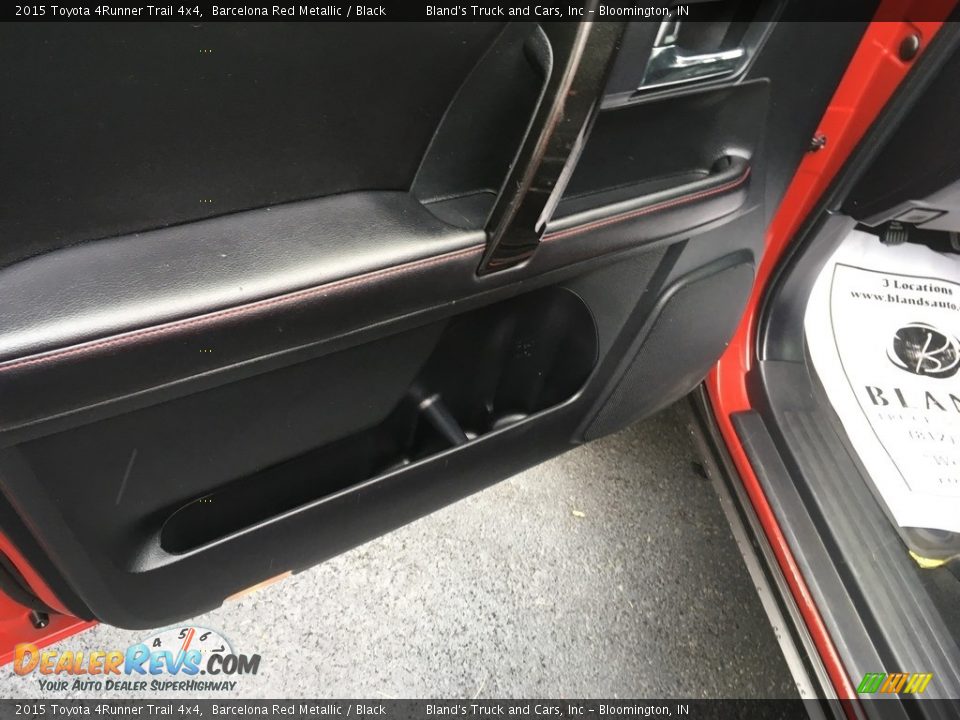 2015 Toyota 4Runner Trail 4x4 Barcelona Red Metallic / Black Photo #12