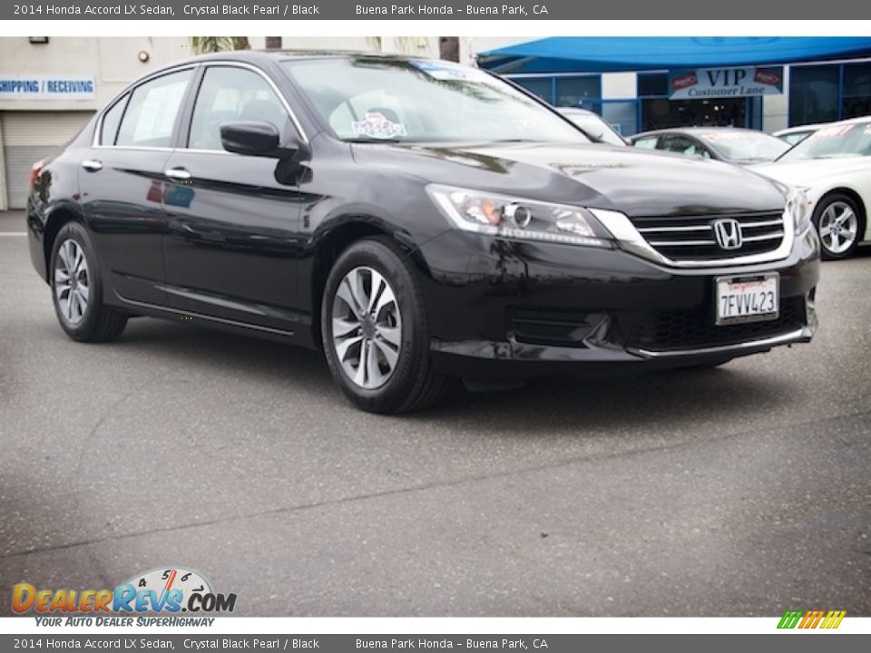 2014 Honda Accord LX Sedan Crystal Black Pearl / Black Photo #1