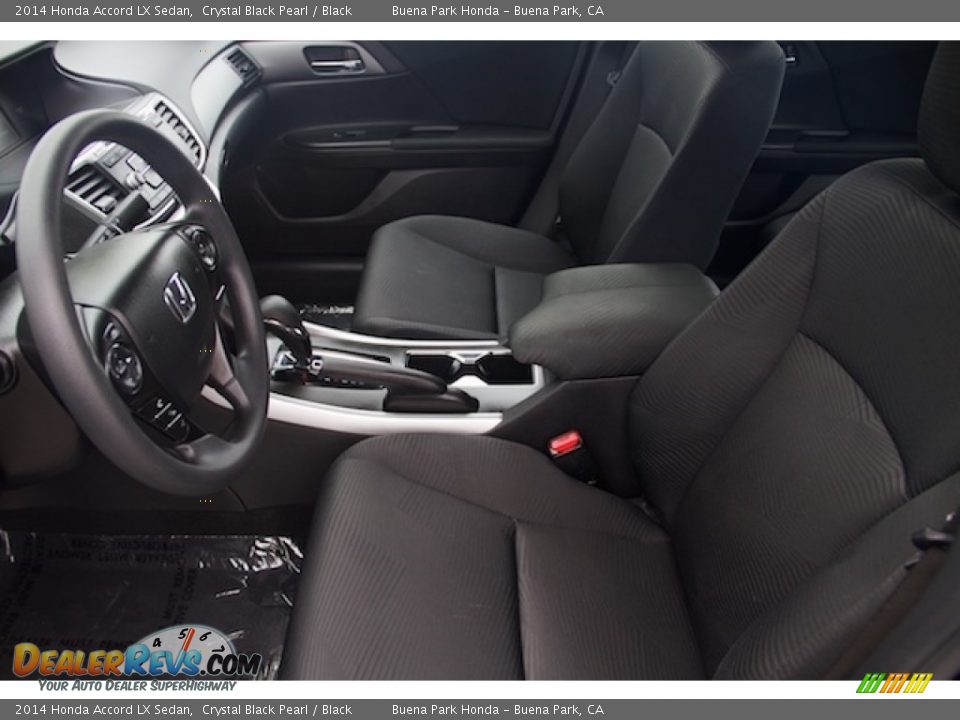 2014 Honda Accord LX Sedan Crystal Black Pearl / Black Photo #3