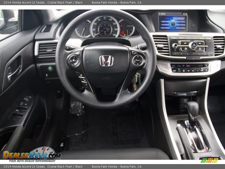 2014 Honda Accord LX Sedan Crystal Black Pearl / Black Photo #5