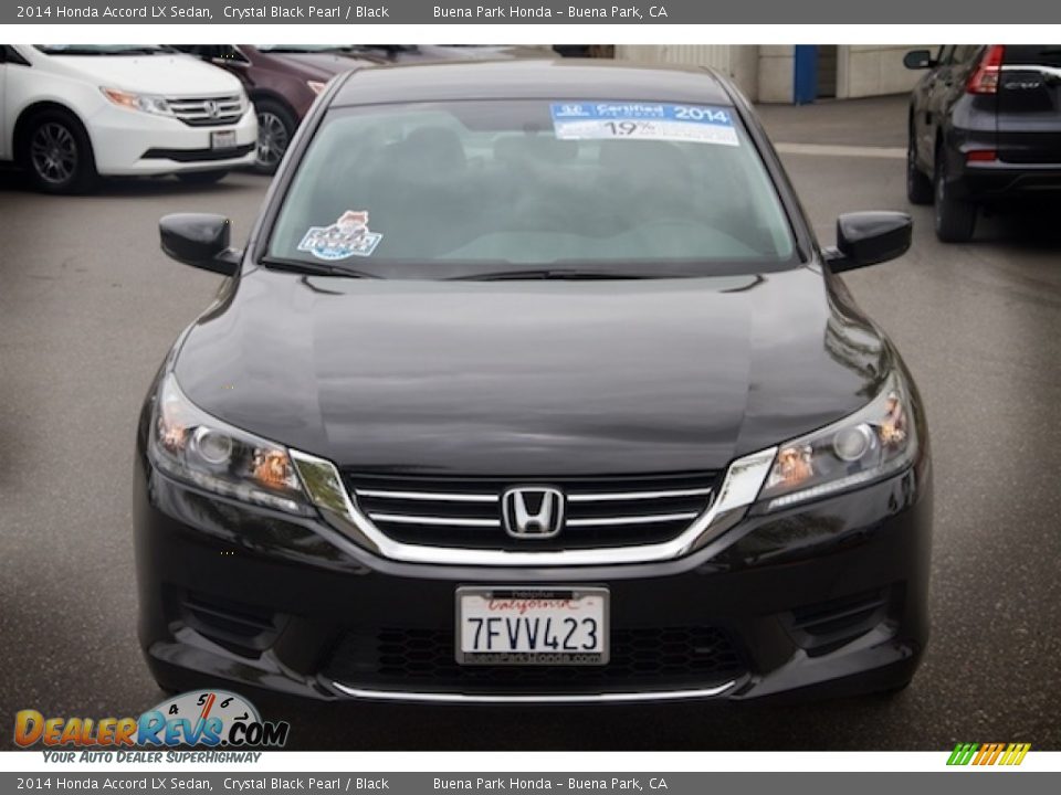 2014 Honda Accord LX Sedan Crystal Black Pearl / Black Photo #7