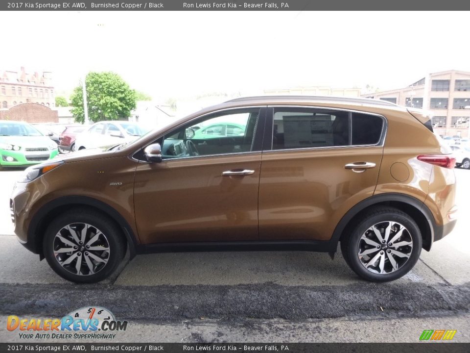 2017 Kia Sportage EX AWD Burnished Copper / Black Photo #5