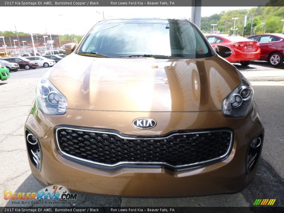 2017 Kia Sportage EX AWD Burnished Copper / Black Photo #7