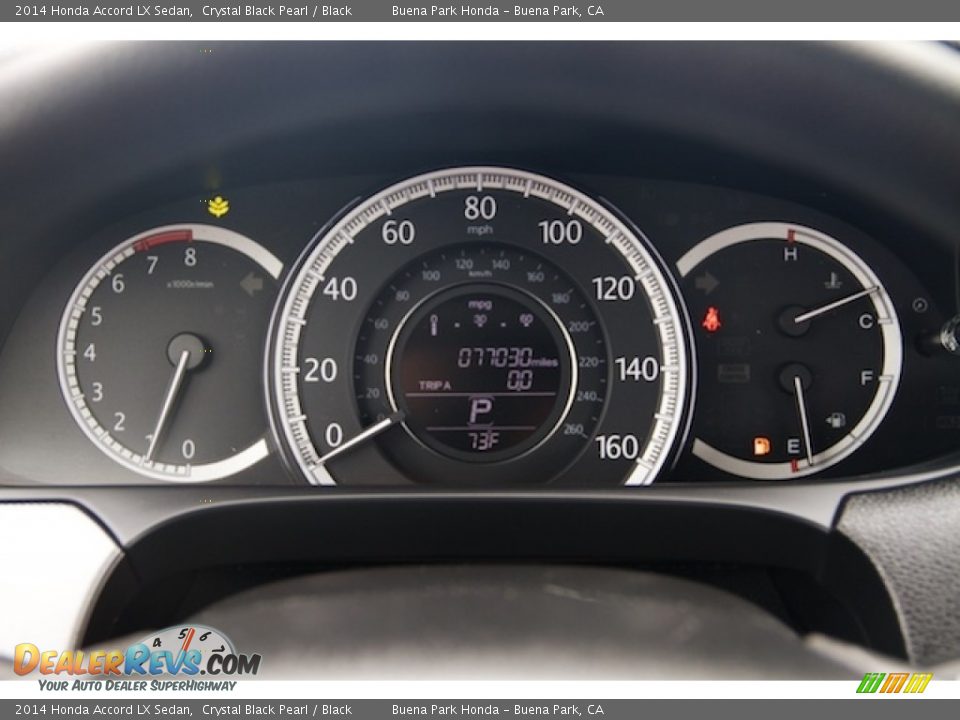 2014 Honda Accord LX Sedan Crystal Black Pearl / Black Photo #22