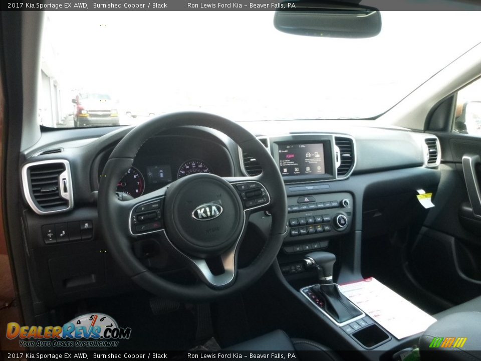 Dashboard of 2017 Kia Sportage EX AWD Photo #12