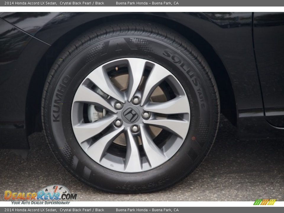 2014 Honda Accord LX Sedan Crystal Black Pearl / Black Photo #28
