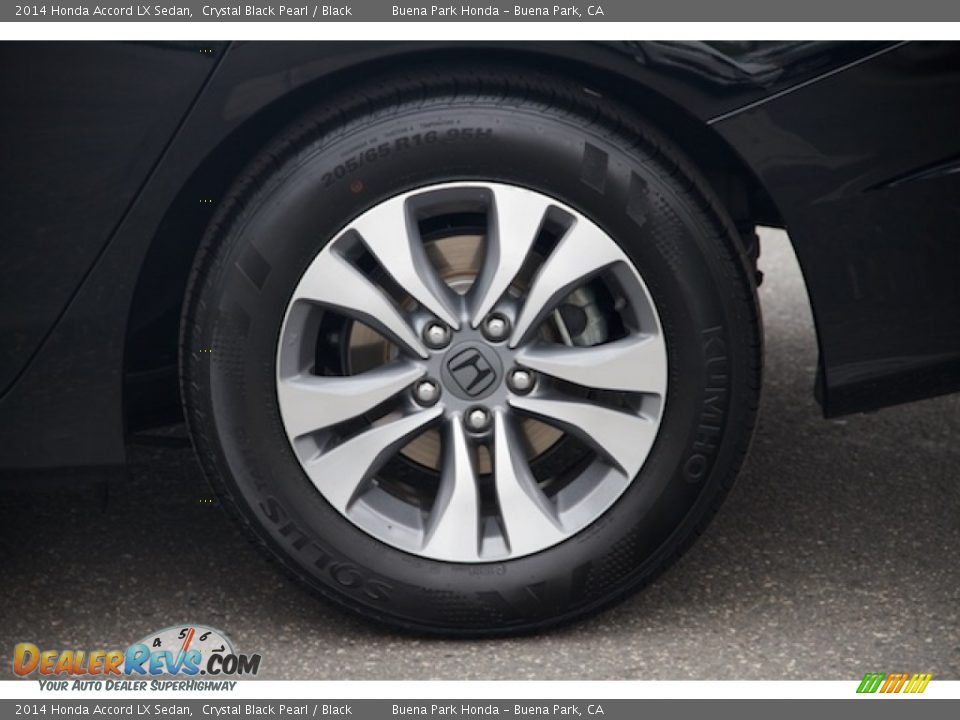 2014 Honda Accord LX Sedan Crystal Black Pearl / Black Photo #29