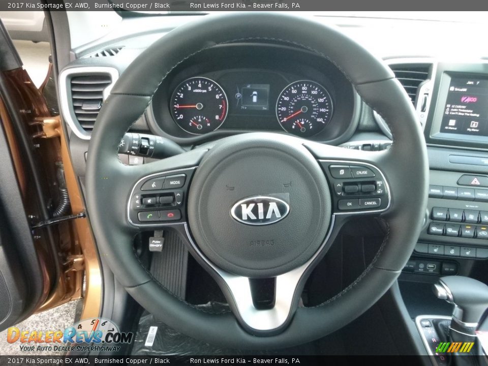 2017 Kia Sportage EX AWD Steering Wheel Photo #16