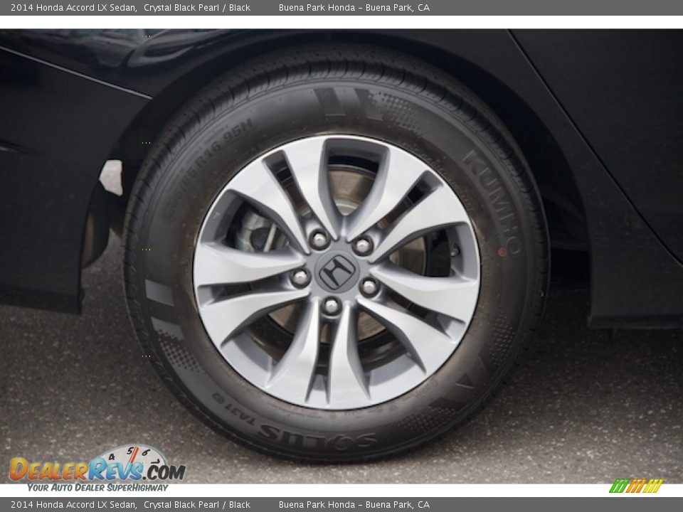 2014 Honda Accord LX Sedan Crystal Black Pearl / Black Photo #30