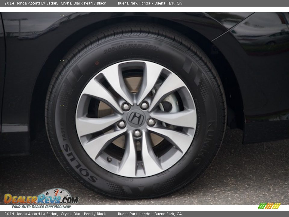 2014 Honda Accord LX Sedan Crystal Black Pearl / Black Photo #31