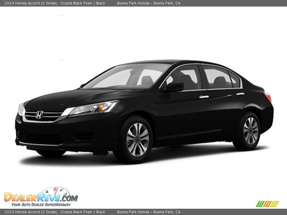 2014 Honda Accord LX Sedan Crystal Black Pearl / Black Photo #33