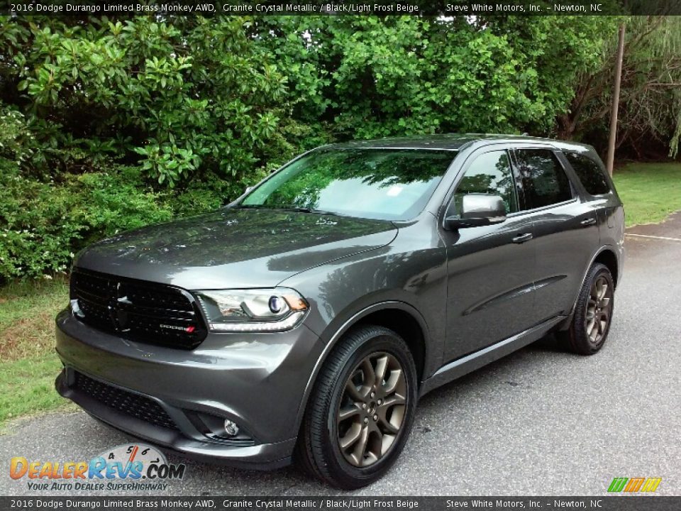Front 3/4 View of 2016 Dodge Durango Limited Brass Monkey AWD Photo #8