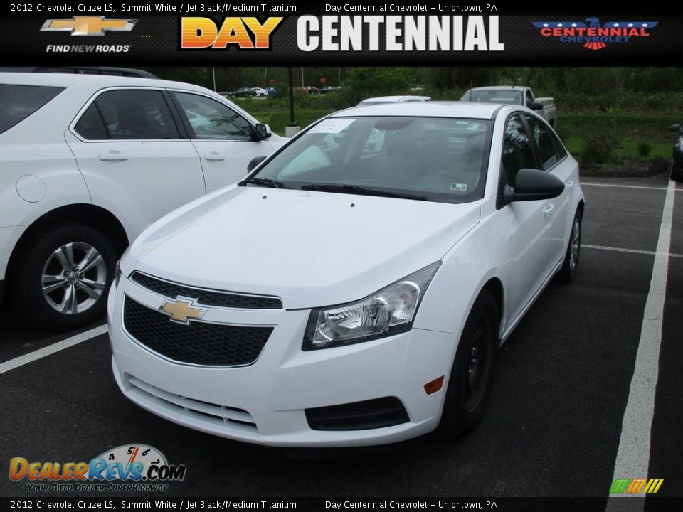 2012 Chevrolet Cruze LS Summit White / Jet Black/Medium Titanium Photo #1