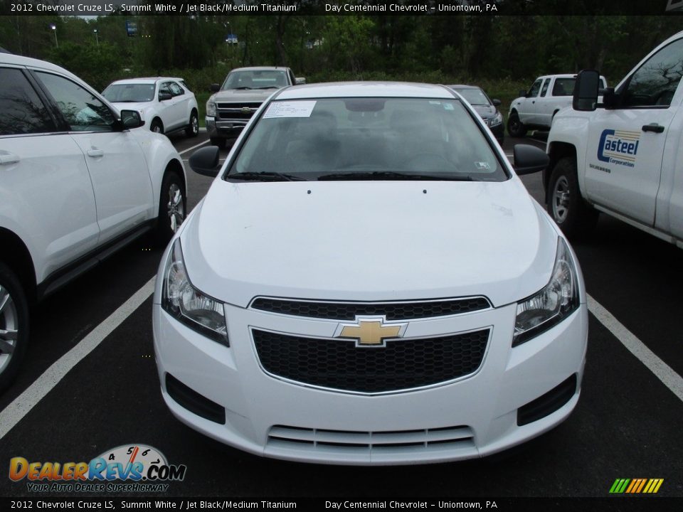 2012 Chevrolet Cruze LS Summit White / Jet Black/Medium Titanium Photo #2