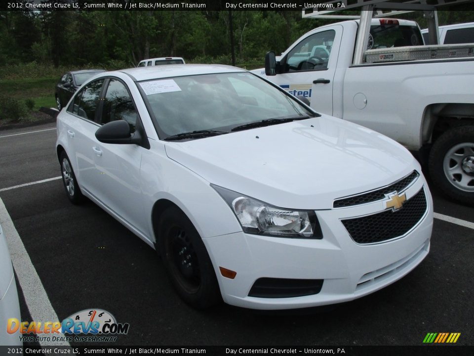 2012 Chevrolet Cruze LS Summit White / Jet Black/Medium Titanium Photo #3