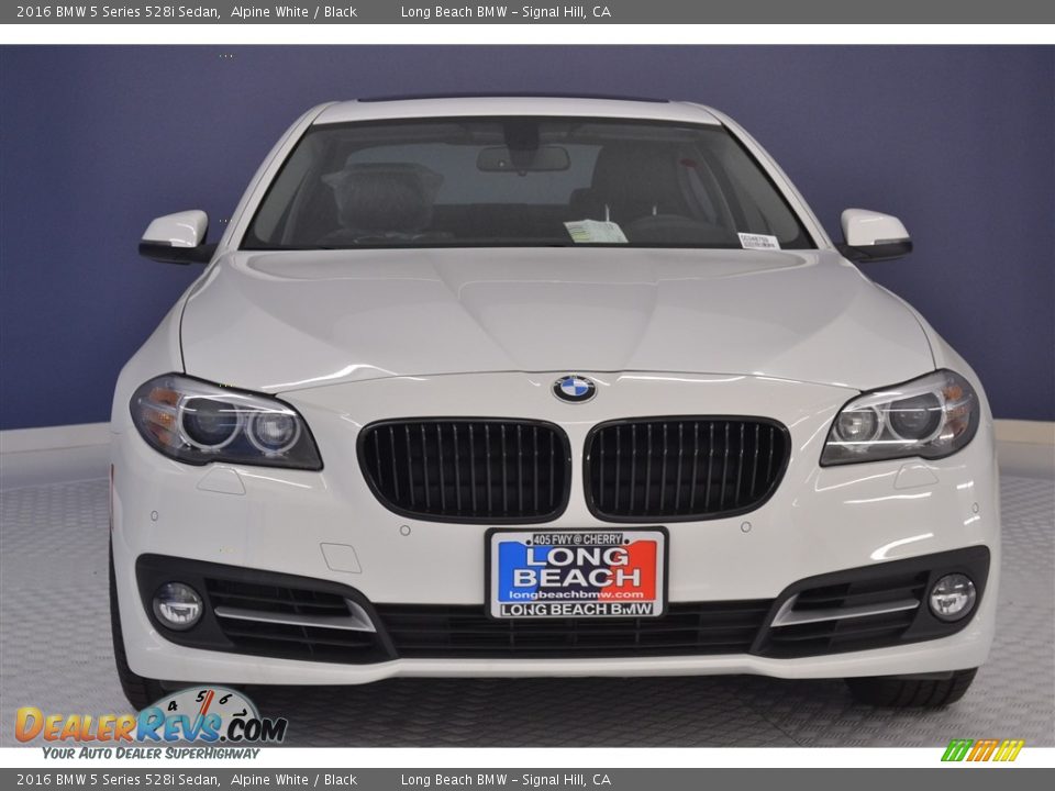 2016 BMW 5 Series 528i Sedan Alpine White / Black Photo #2
