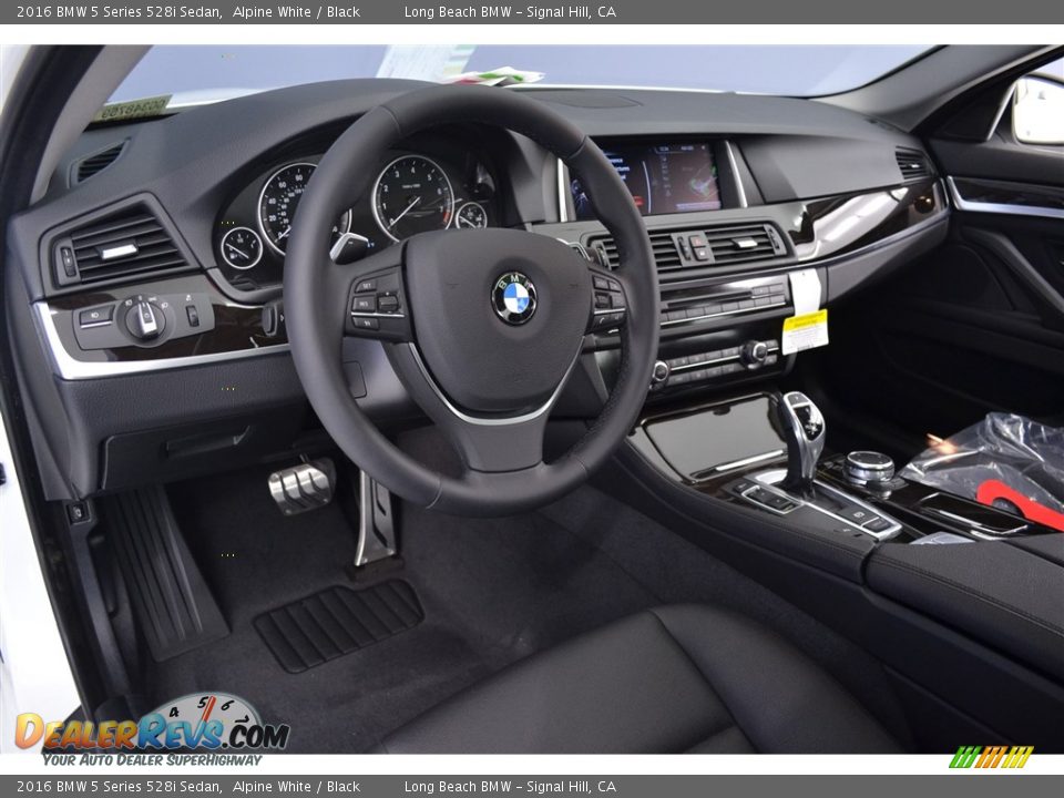 2016 BMW 5 Series 528i Sedan Alpine White / Black Photo #6