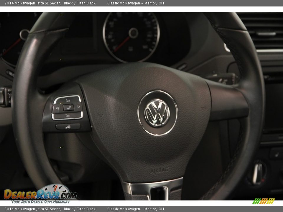 2014 Volkswagen Jetta SE Sedan Black / Titan Black Photo #6