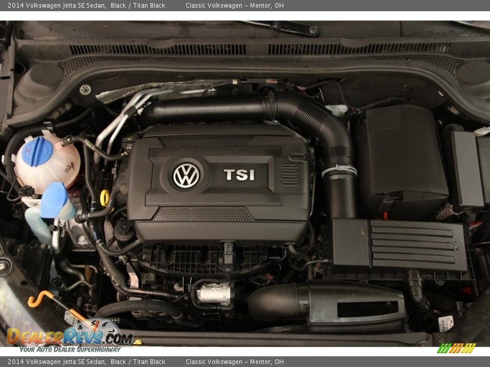 2014 Volkswagen Jetta SE Sedan Black / Titan Black Photo #14
