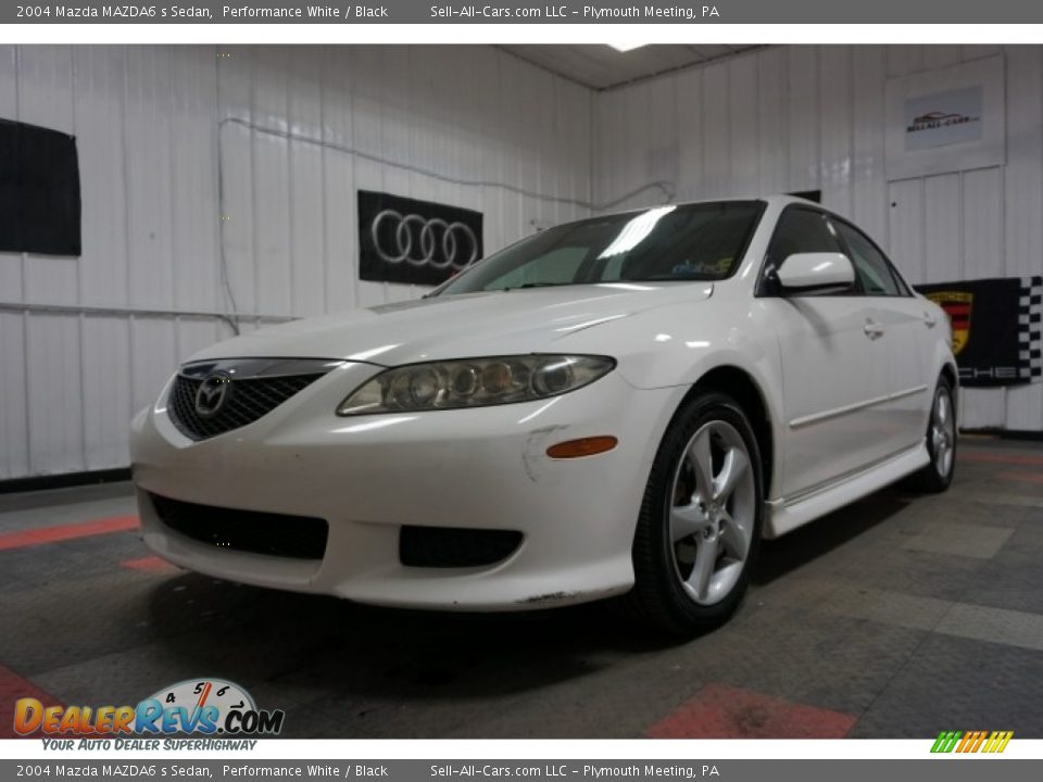 2004 Mazda MAZDA6 s Sedan Performance White / Black Photo #3