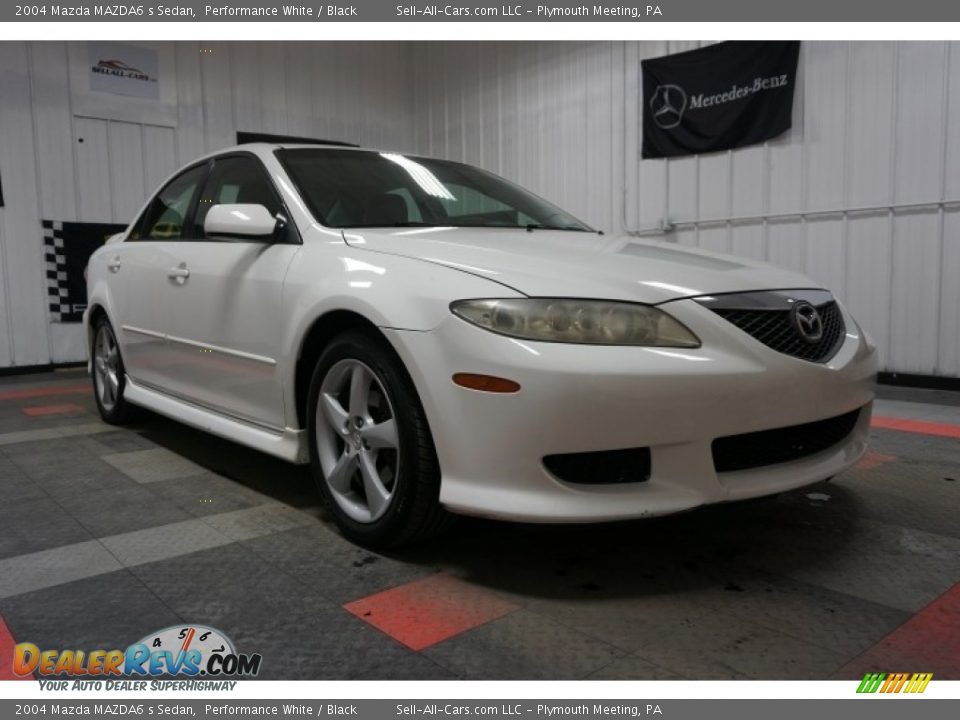 2004 Mazda MAZDA6 s Sedan Performance White / Black Photo #5