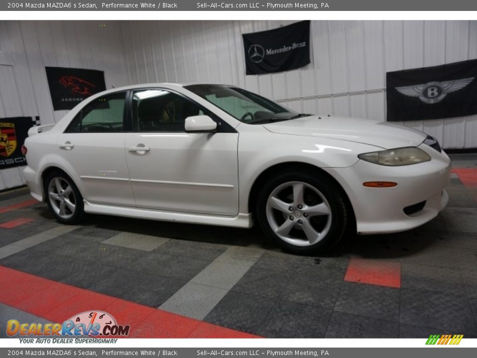 2004 Mazda MAZDA6 s Sedan Performance White / Black Photo #6