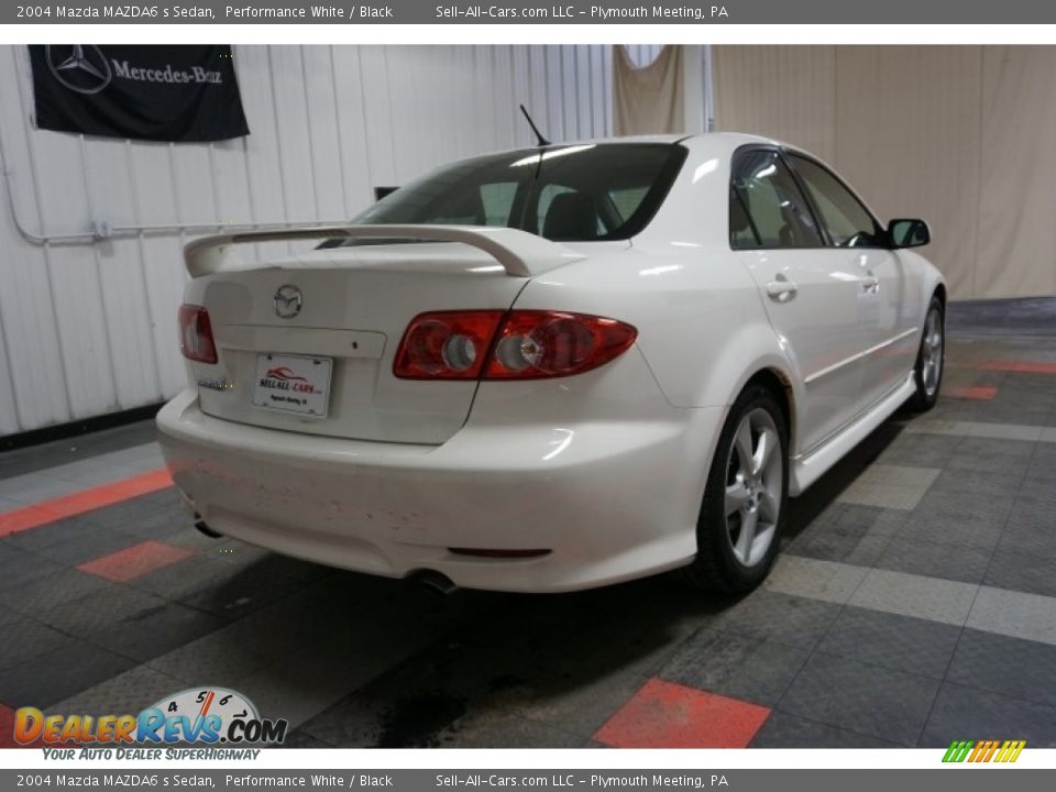 2004 Mazda MAZDA6 s Sedan Performance White / Black Photo #8