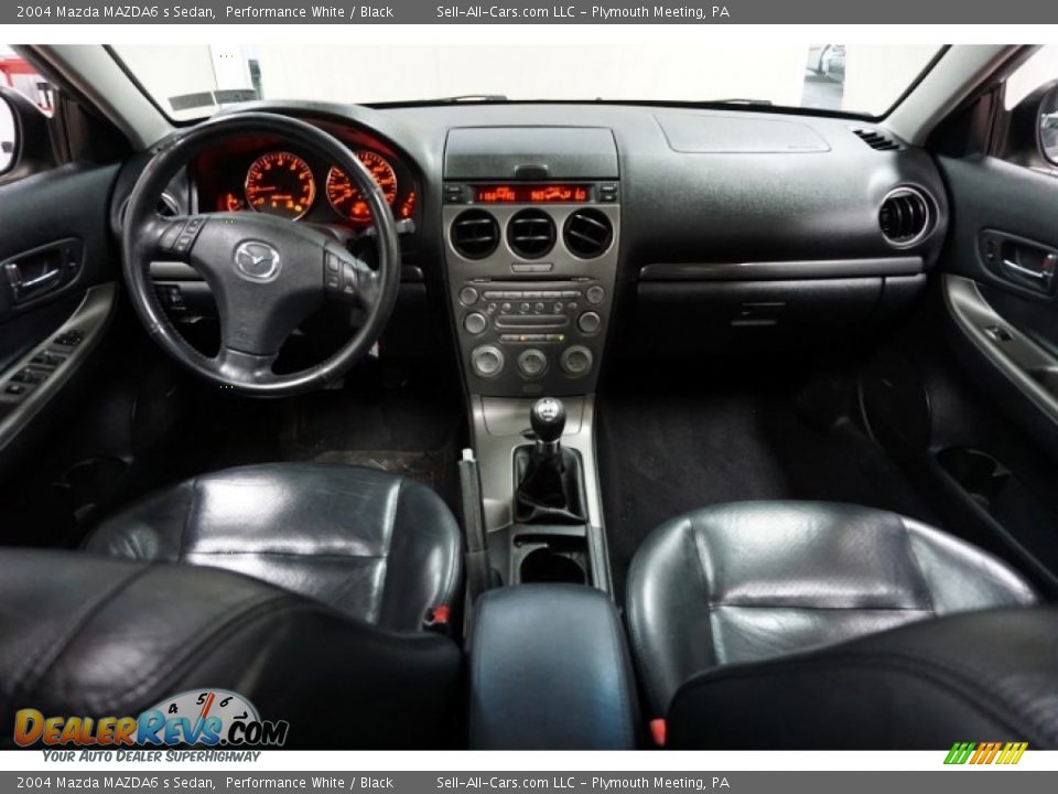 2004 Mazda MAZDA6 s Sedan Performance White / Black Photo #26