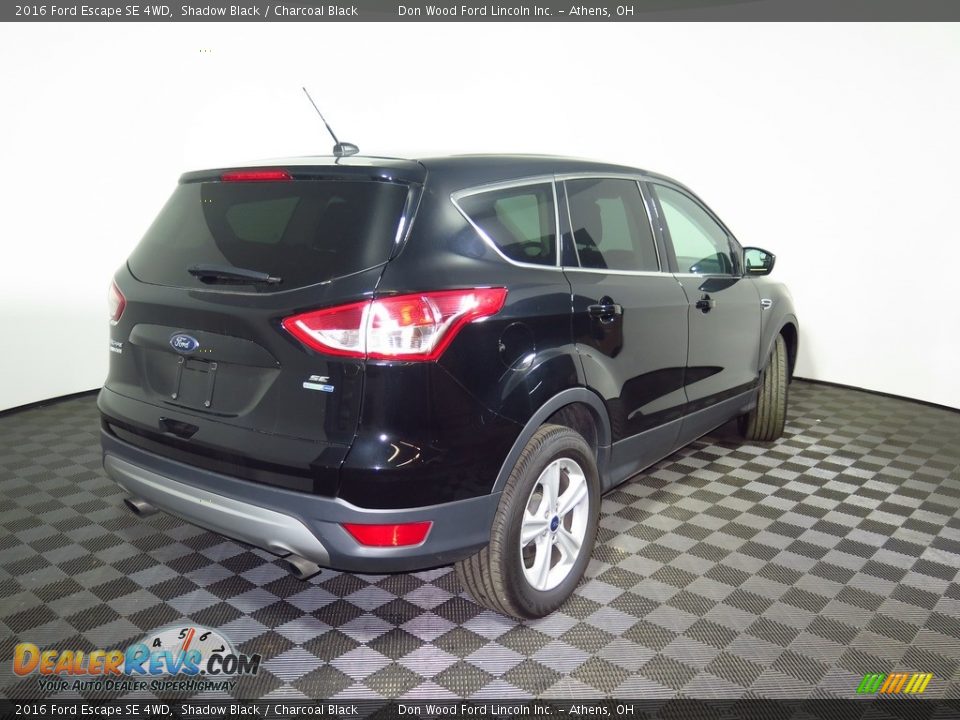 2016 Ford Escape SE 4WD Shadow Black / Charcoal Black Photo #3
