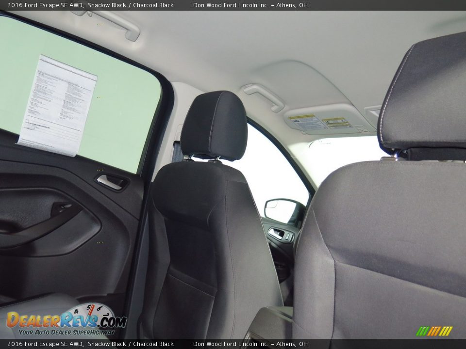 2016 Ford Escape SE 4WD Shadow Black / Charcoal Black Photo #14