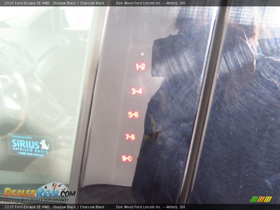 2016 Ford Escape SE 4WD Shadow Black / Charcoal Black Photo #20