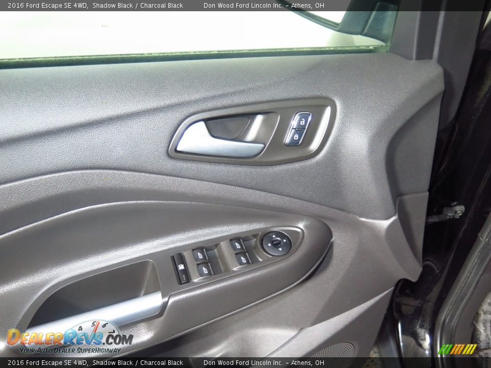 2016 Ford Escape SE 4WD Shadow Black / Charcoal Black Photo #22