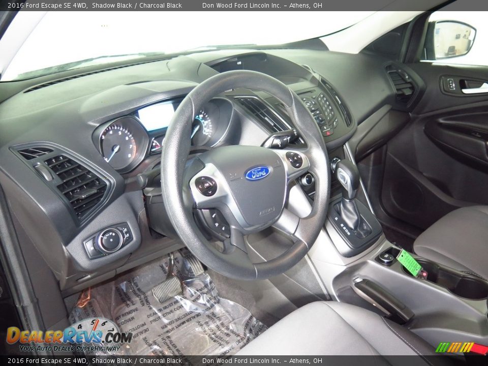 2016 Ford Escape SE 4WD Shadow Black / Charcoal Black Photo #24