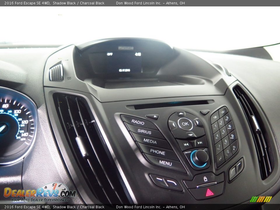 2016 Ford Escape SE 4WD Shadow Black / Charcoal Black Photo #26