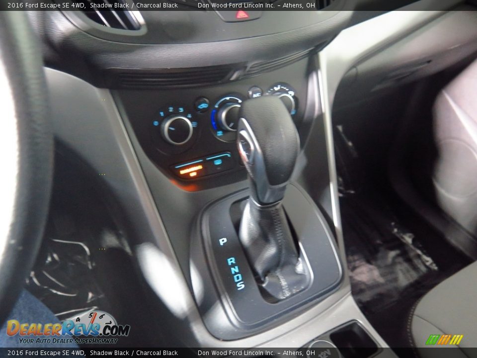 2016 Ford Escape SE 4WD Shadow Black / Charcoal Black Photo #28