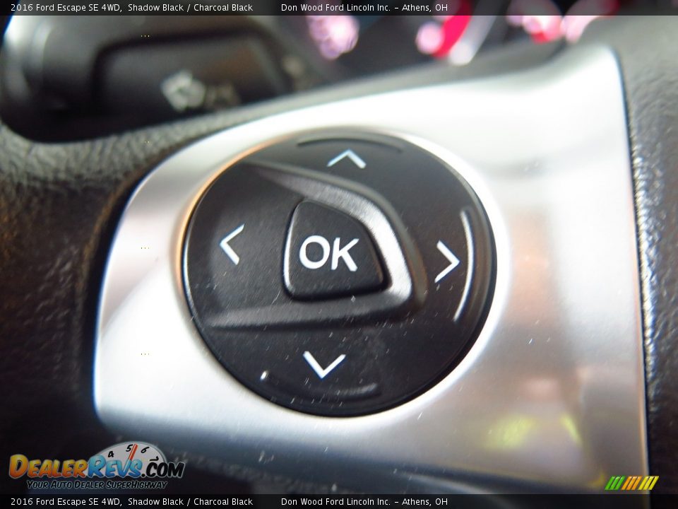 2016 Ford Escape SE 4WD Shadow Black / Charcoal Black Photo #34