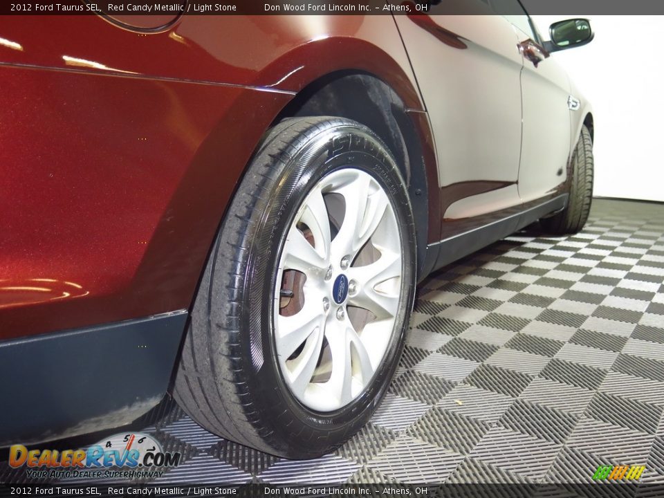2012 Ford Taurus SEL Red Candy Metallic / Light Stone Photo #4