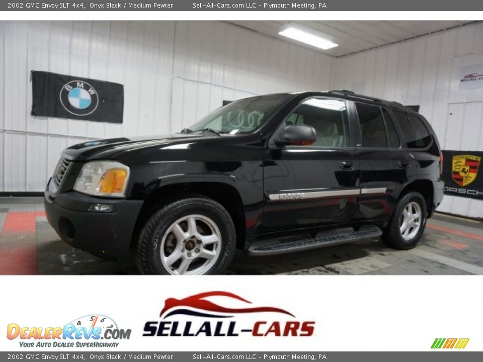 2002 GMC Envoy SLT 4x4 Onyx Black / Medium Pewter Photo #1
